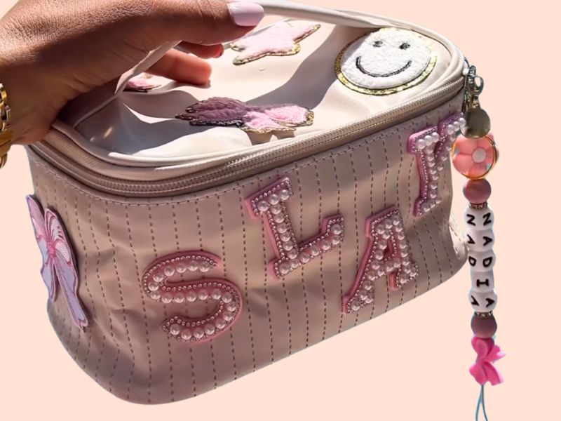 Makeup Bag with Keychain